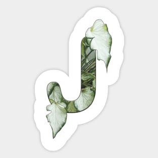 Botanical Alphabet Sticker